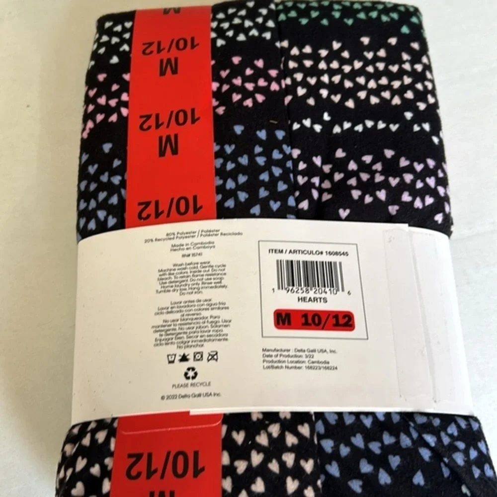 Calvin Klein Youth 3 Pack Sleep Jogger Hearts Pajama Pants Black Blue Grey 10/12